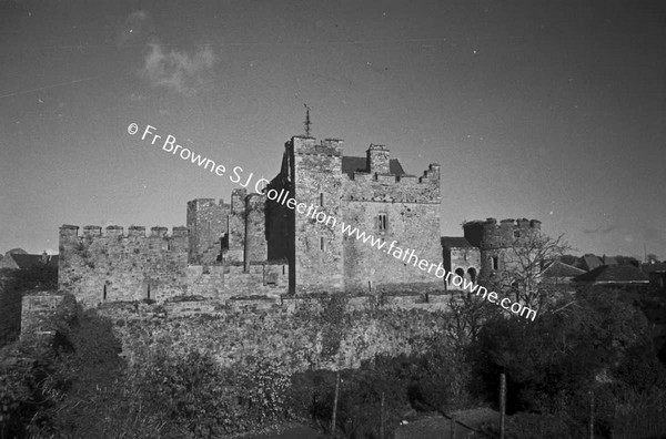 CASTLE WALLS FROM GARDEN